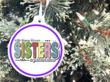 Sisters Personalized Christmas Ornament
