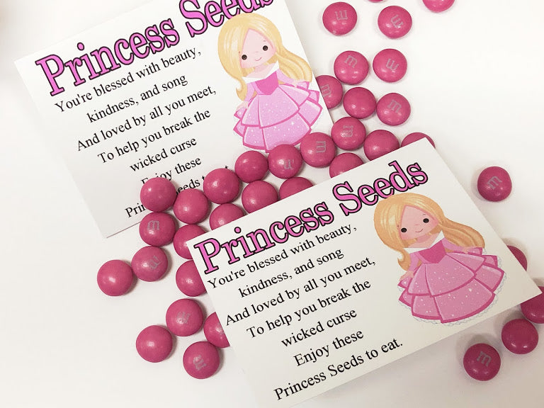 Sleeping Beauty Princess Seeds Bag Topper