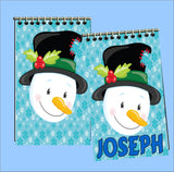 Snowman Stocking Stuffer Christmas Personalized Notebook