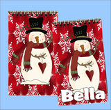 Snowman Stocking Stuffer Christmas Personalized Notebook