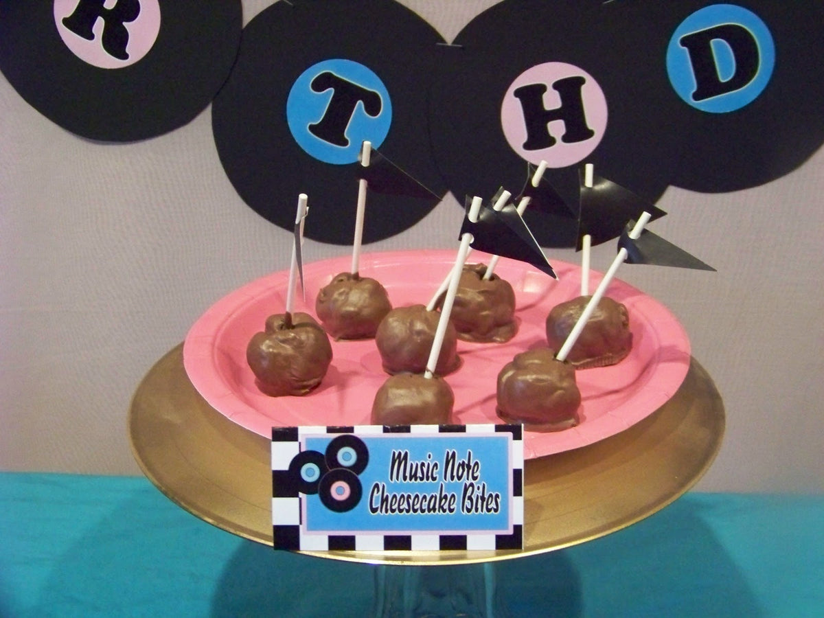 1950s Sock Hop Table/Food/Place Cards
