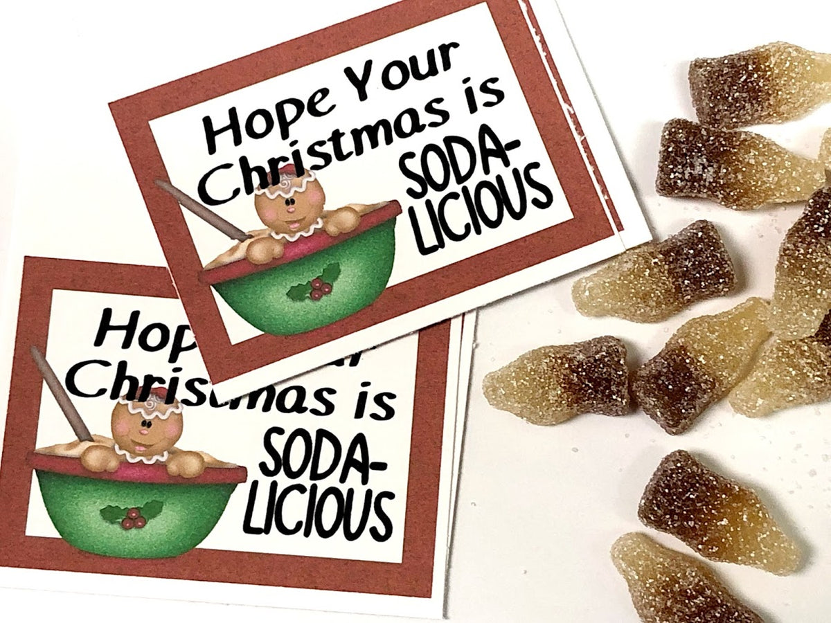 Sodalicious Christmas Bag Topper Printable