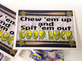 Chew Em Up Softball Bag Topper Team Treat