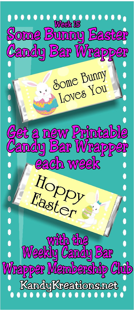 2017 Candy Bar Wrapper Membership Club