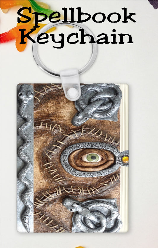 Hocus Pocus Spellbook Keychain