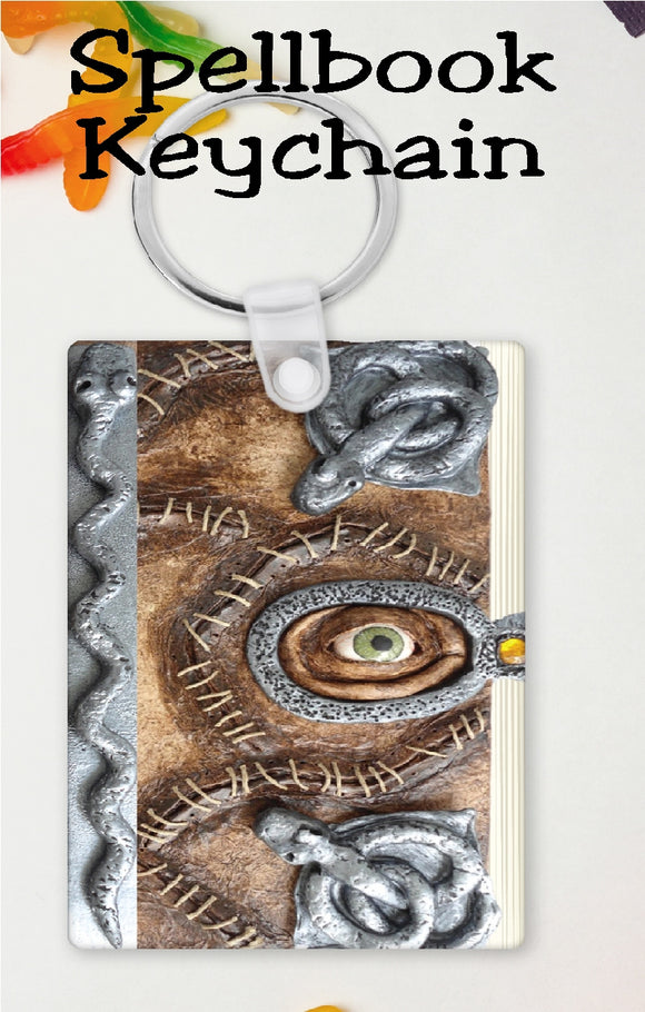 Hocus Pocus Spellbook Keychain