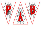 Spiderman  Pennant Banner Printable