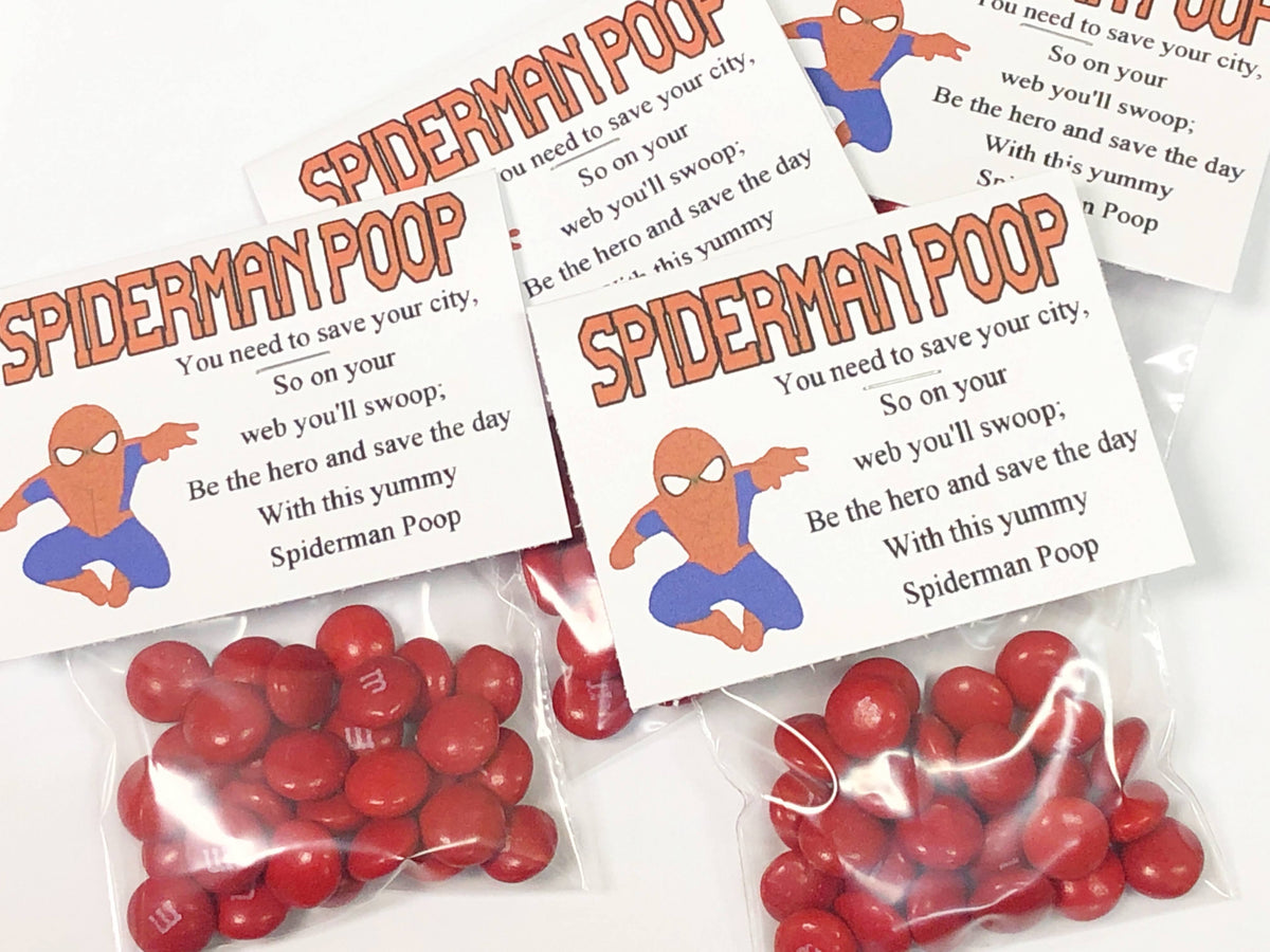 Spiderman Poop Bag Topper