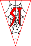 Spiderman  Pennant Banner Printable