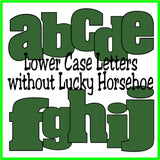 Lucky St Patricks Day Alphabet