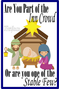The Stable Few Christian Printable