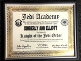 Star Wars Jedi Knight Certificate DIY Printable Download