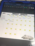 Star Wars Day on a Page Planner Calendar