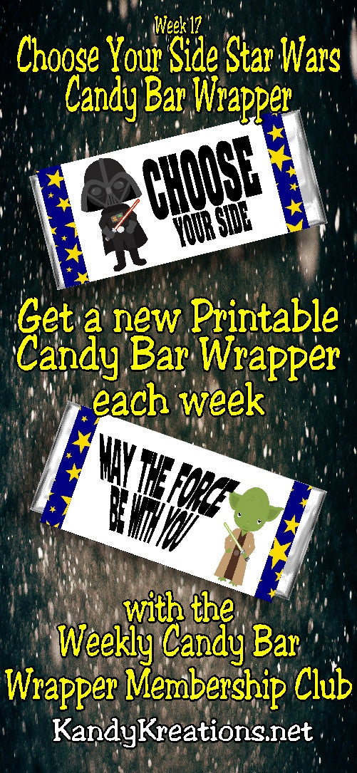 2017 Candy Bar Wrapper Membership Club