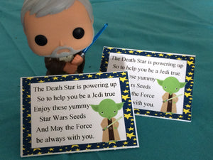 Jedi Seeds Star Wars Bag Topper Printable