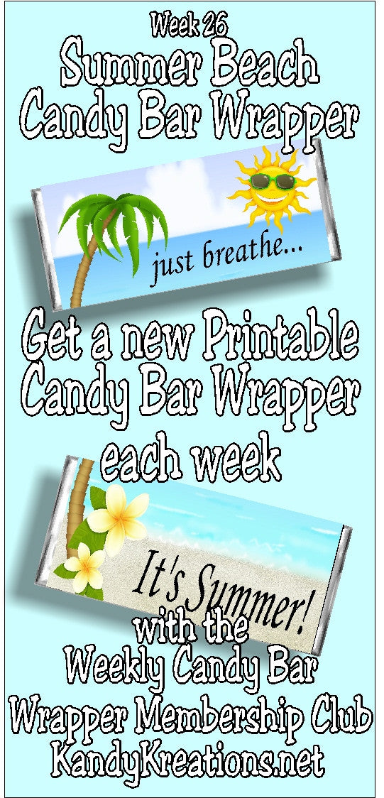 2017 Candy Bar Wrapper Membership Club