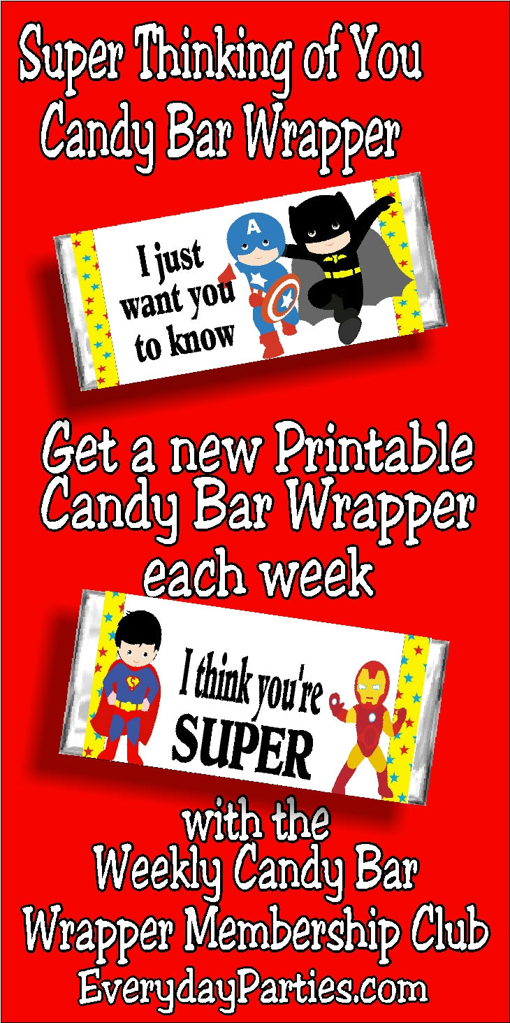 2017 Candy Bar Wrapper Membership Club