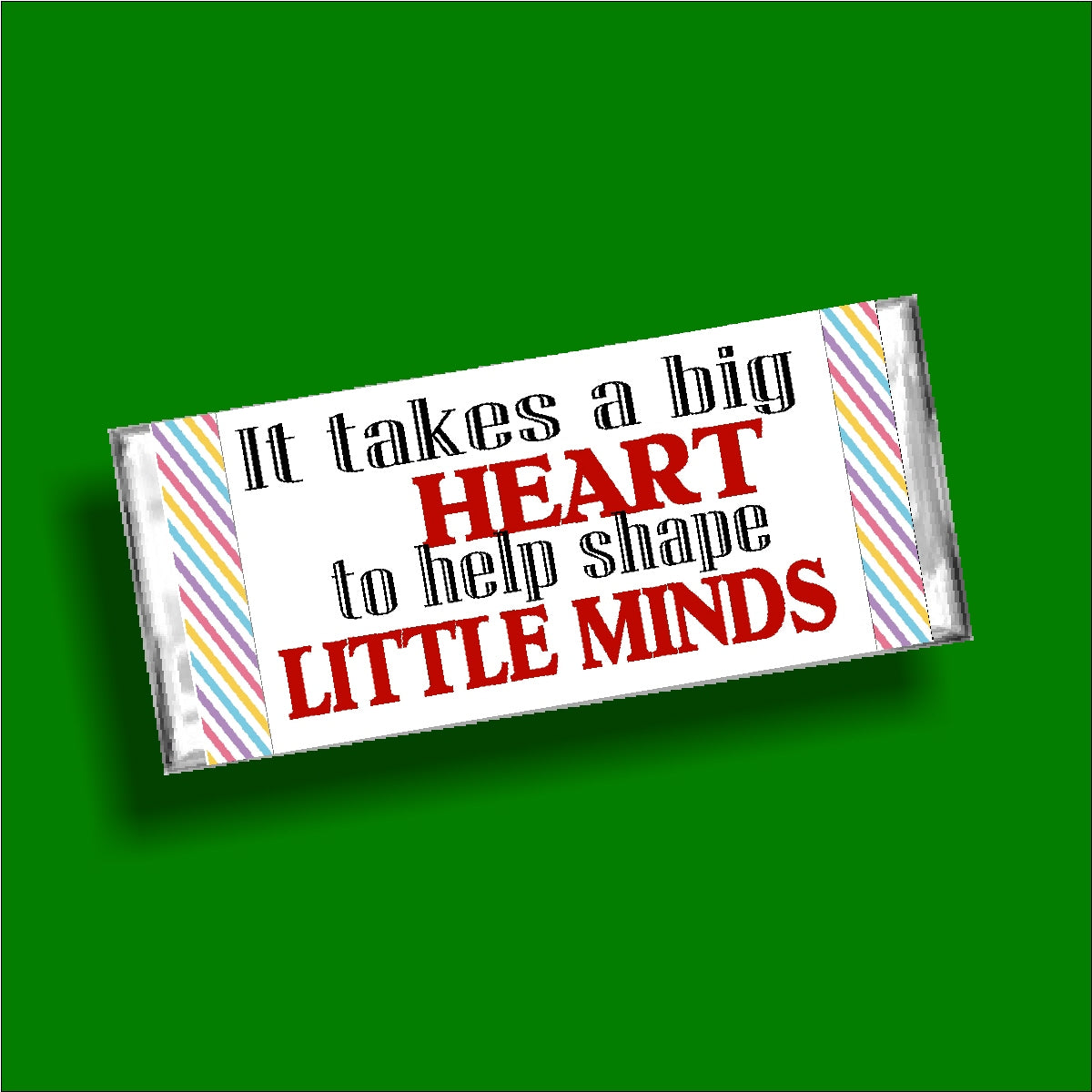 Heart of Teacher Candy Bar Wrapper Printable