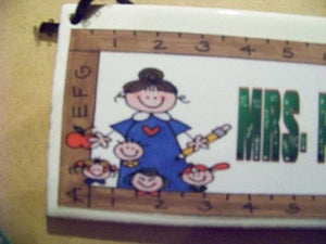 Teacher Group Personalized Name Plaque