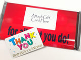 Thank You Gift Card Holder Large Candy Bar Wrapper