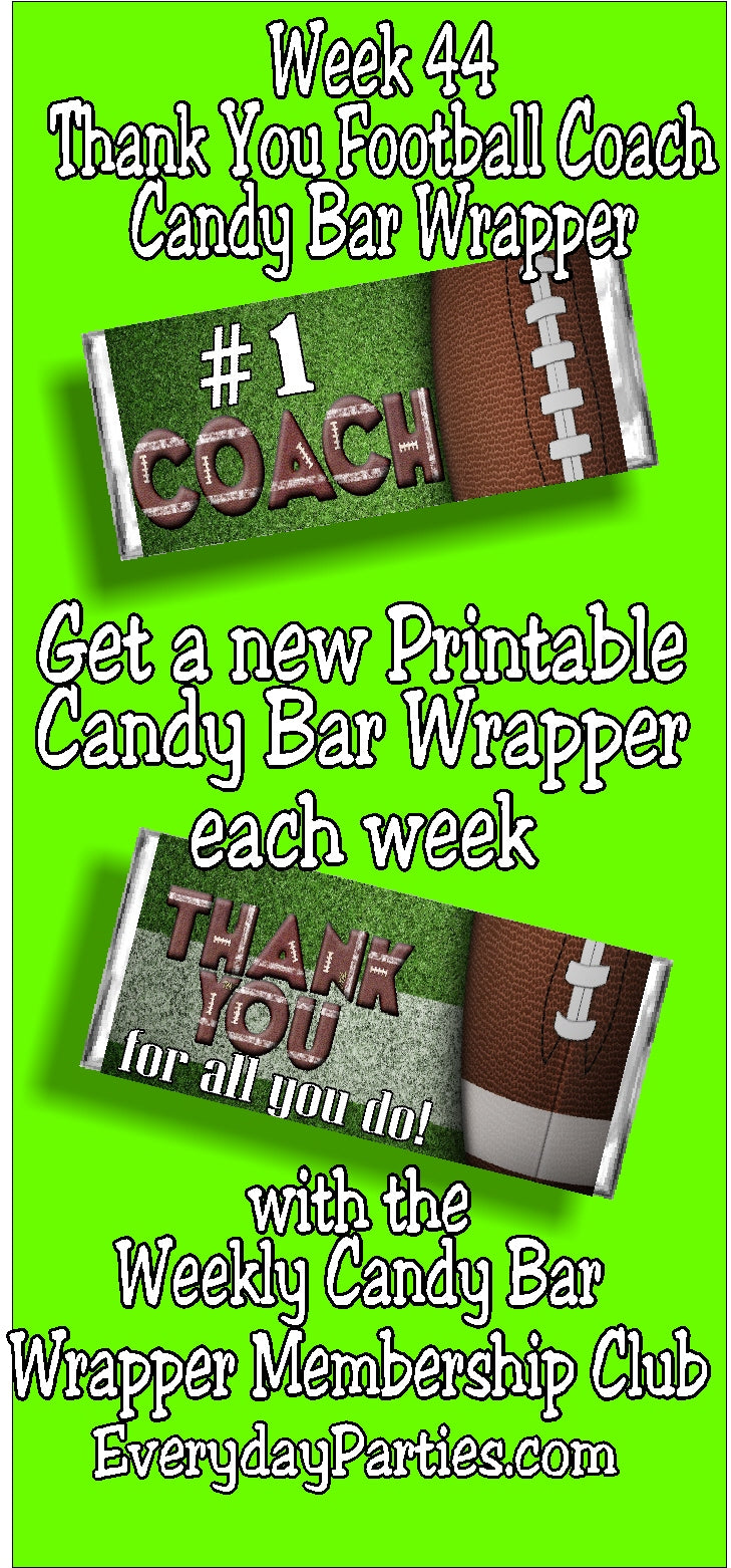 2017 Candy Bar Wrapper Membership Club