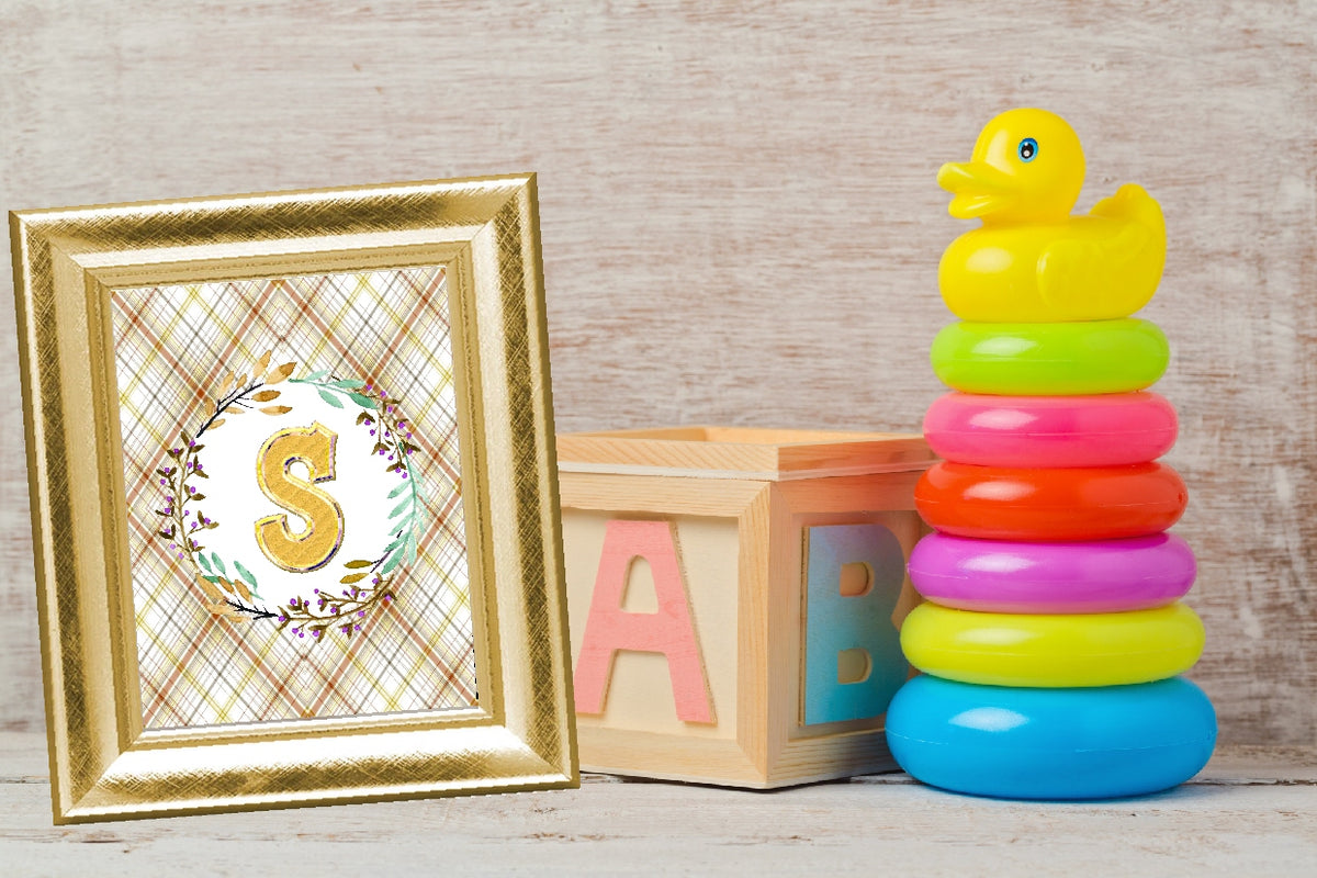 Thanksgiving Frame Monogram Printable