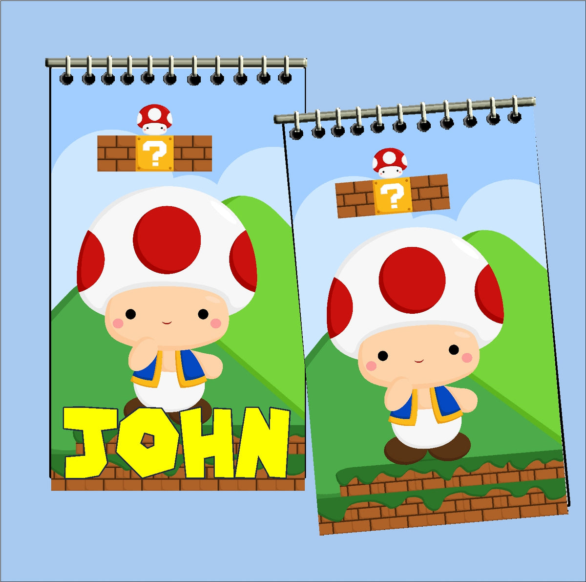 Super Mario Personalized Mini Notebooks