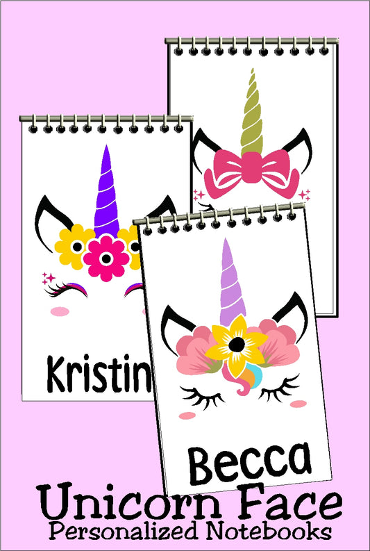 Unicorn Notebook Personalized Party Favor