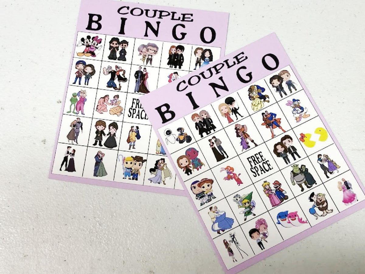 Couples Valentine Bingo Game Printable