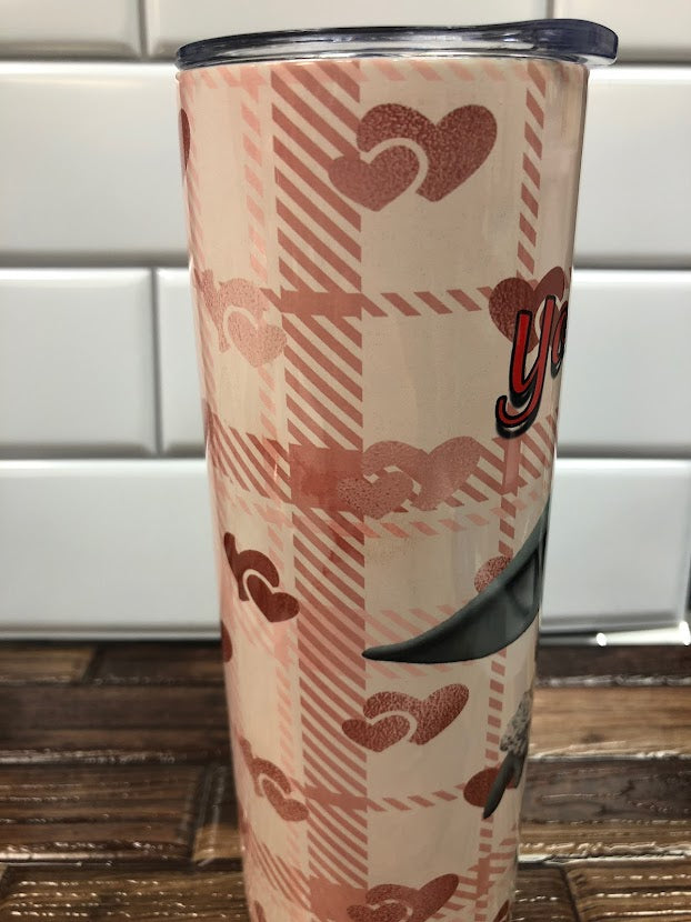 Baby Yoda Valentine Tumbler