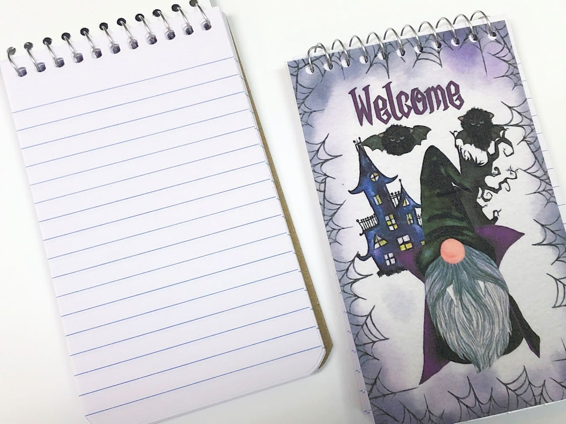 Halloween Gnomes Mini Notebook Party Favors