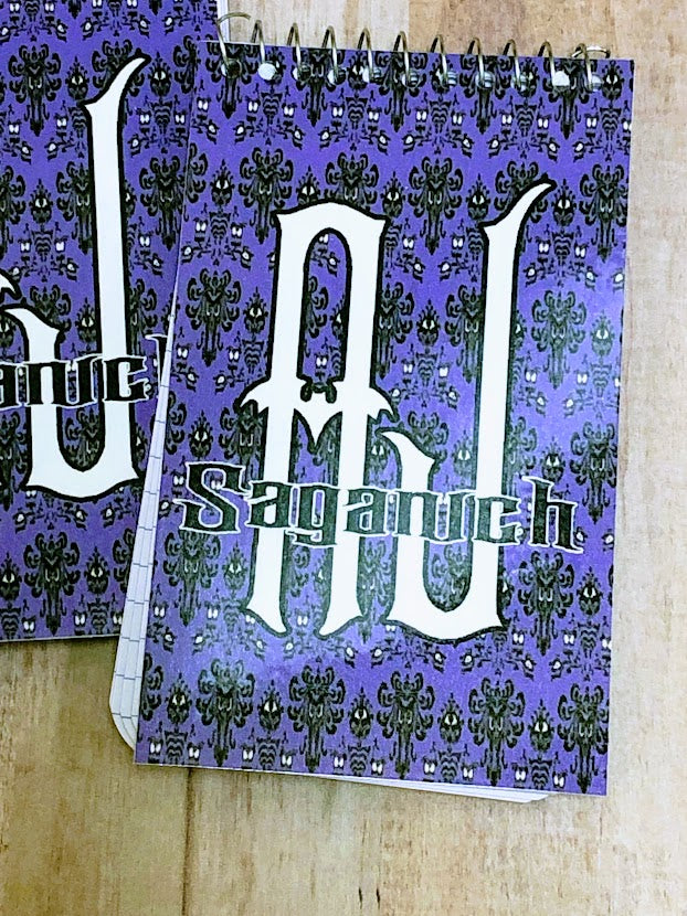 Haunted Mansion Wallpaper Personalized Notebooks