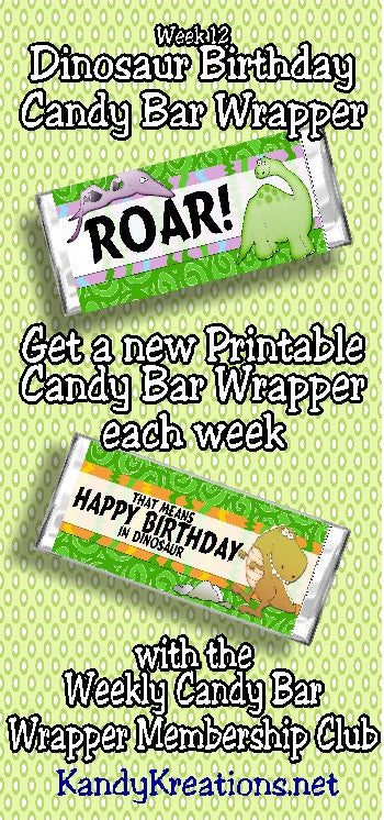 2017 Candy Bar Wrapper Membership Club