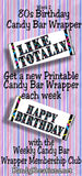 2017 Candy Bar Wrapper Membership Club