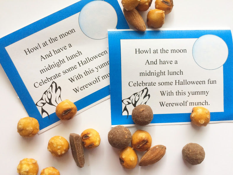Werewolf Munch Printable Bag Topper
