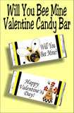 Let someone special know you want them to Bee yours this Valentine's day with this printable candy bar wrapper. This chocolate treat makes a great valentine card and gift in one and is perfect for class Valentines, friend valentines, and to give to that someone special.
