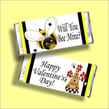 Will You Be Mine Valentine Candy Bar Wrapper