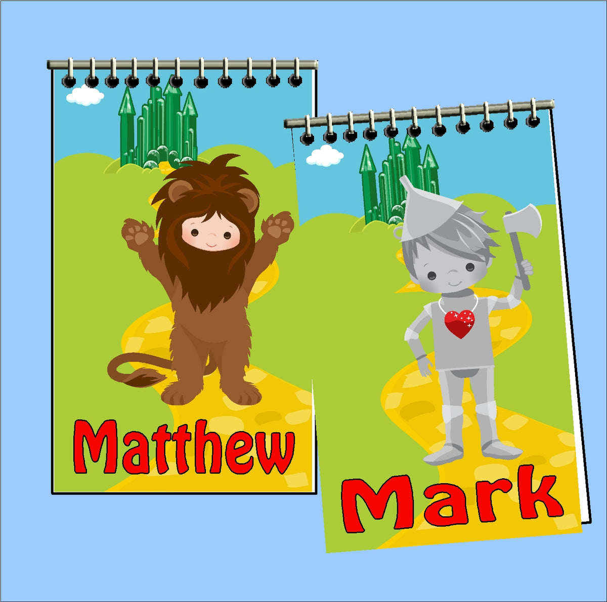 Wizard of Oz Personalized Party Favor Notebook