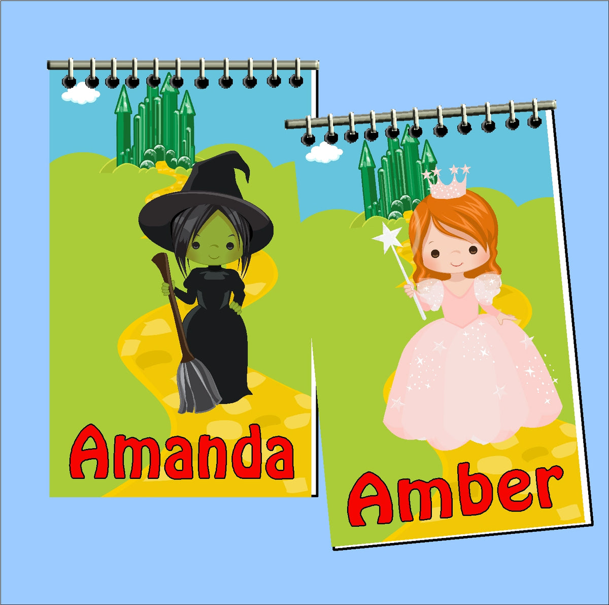 Wizard of Oz Personalized Party Favor Notebook
