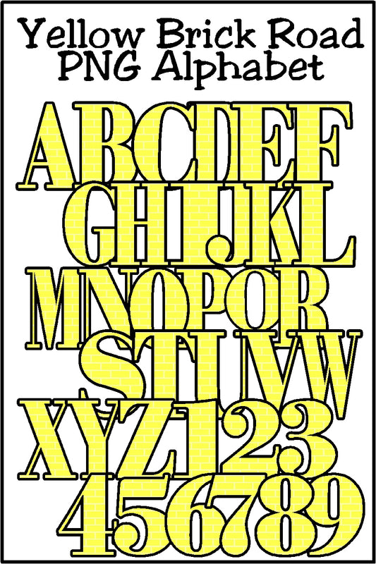 Yellow Brick Road Alphabet