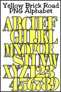 Yellow Brick Road Alphabet