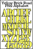 Yellow Brick Road Alphabet