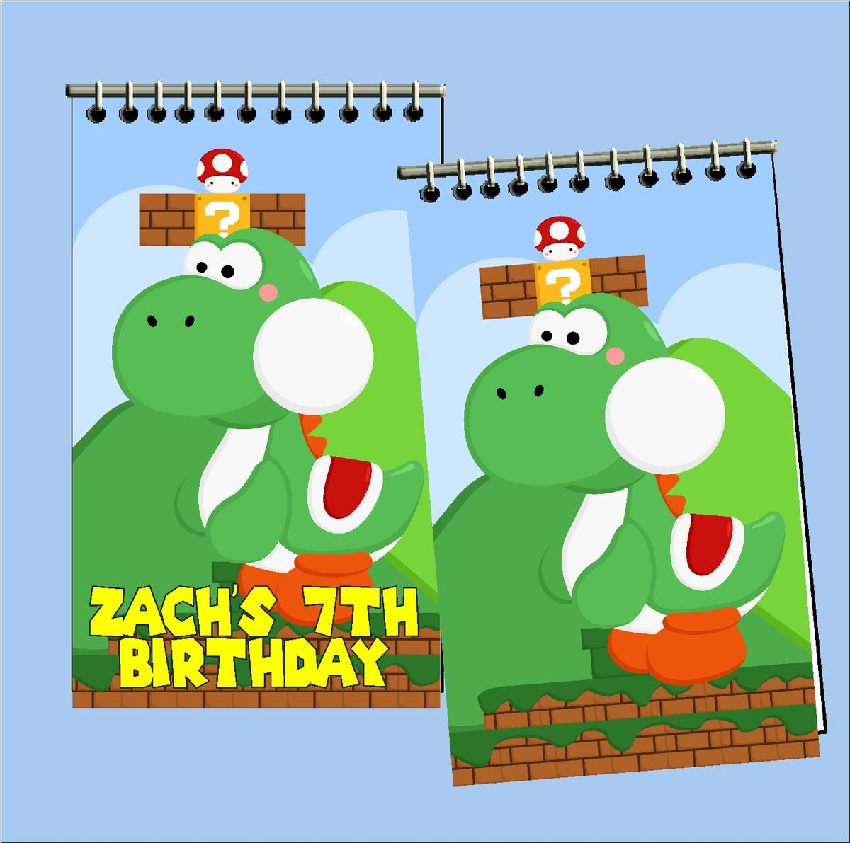Super Mario Personalized Mini Notebooks