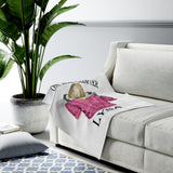 One More Chapter Book Lovers Personalized Velveteen Plush Blanket