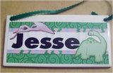 Dinosaur Personalized Name Plaque
