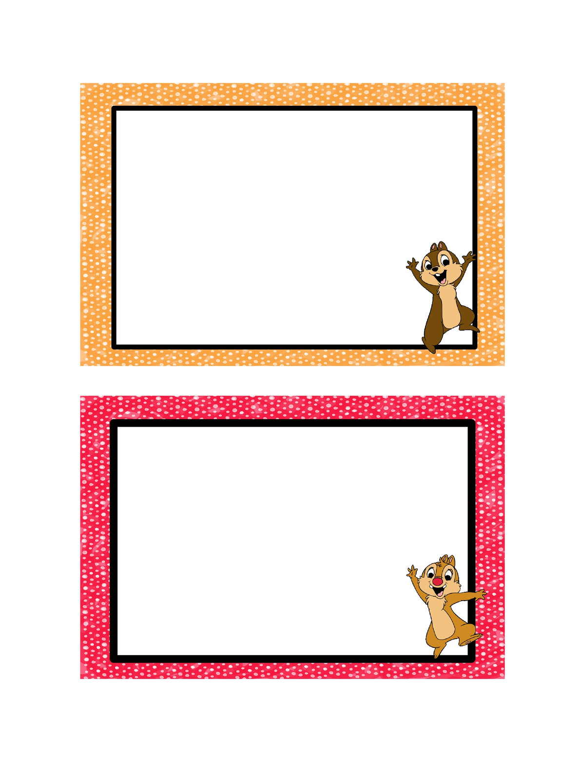 Disney Autograph Book Printable Pages