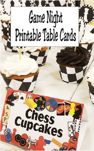 Turn your dessert table into a fun game with these printable table cards.