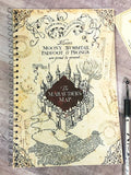 Marauders Map Harry Potter Notebook Journal and Pen Set