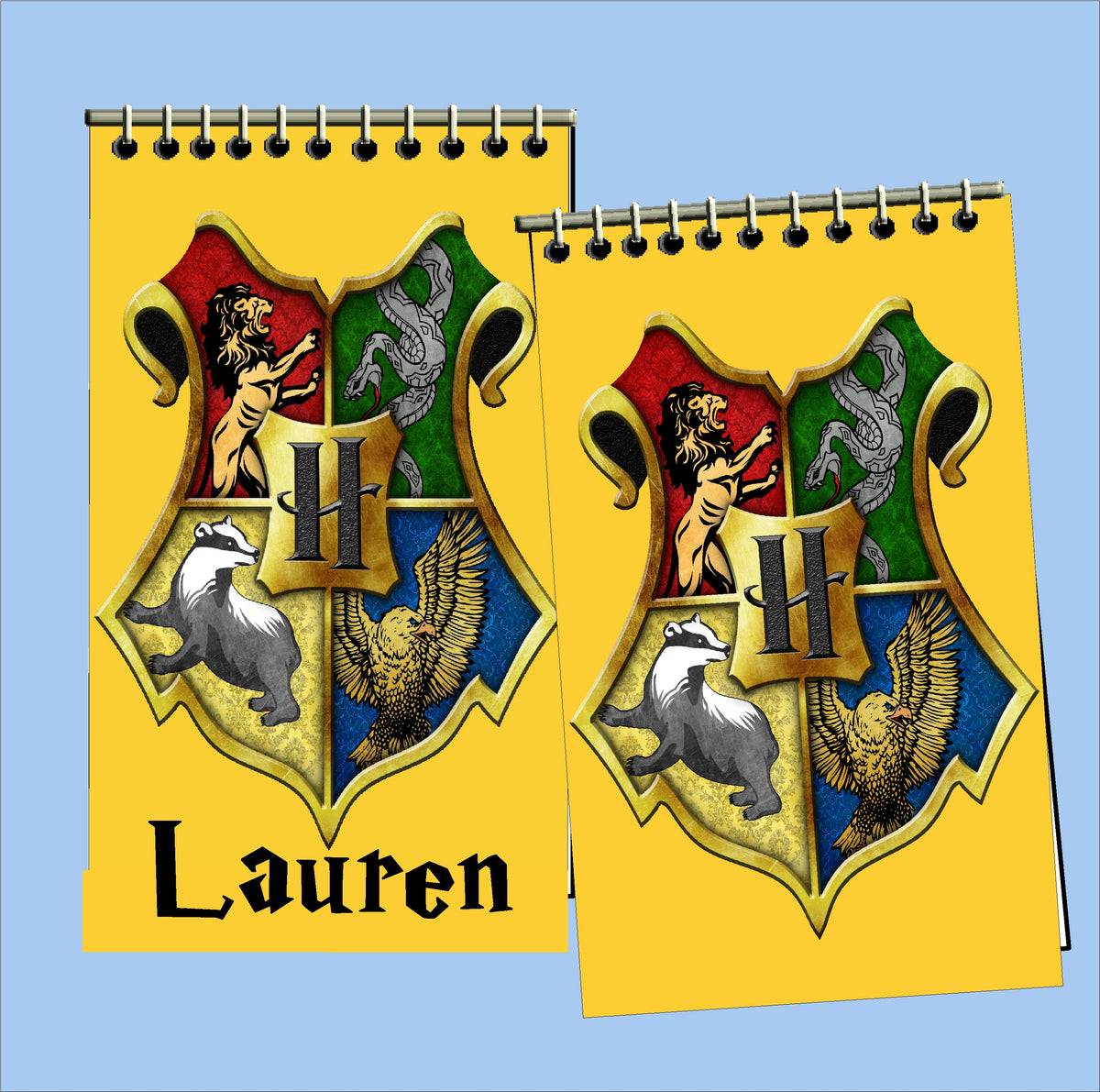 Hogwarts Houses Personalized Notebooks