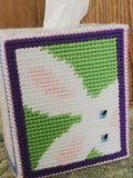 Peeking Bunny Easter Plastic Canvas Tissue Box Pattern